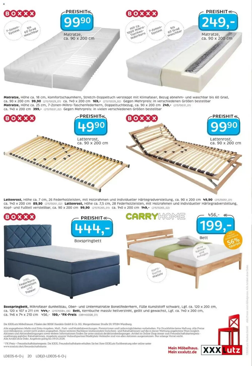 XXXLutz Prospekt (ab 25.04.2026) zum Blättern - Seite 20