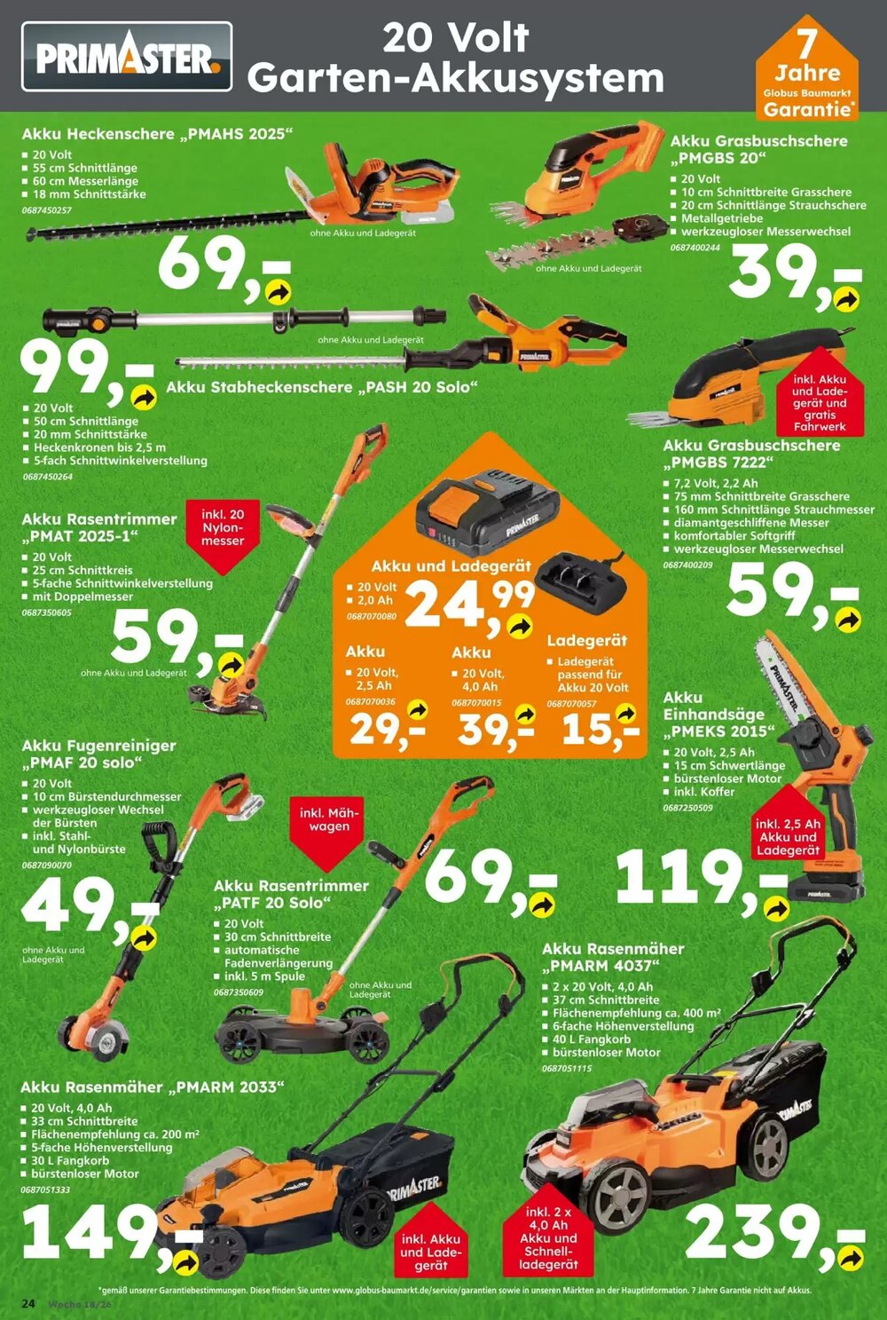 Globus Baumarkt Prospekt (ab 26.04.2026) zum Blättern - Seite 24