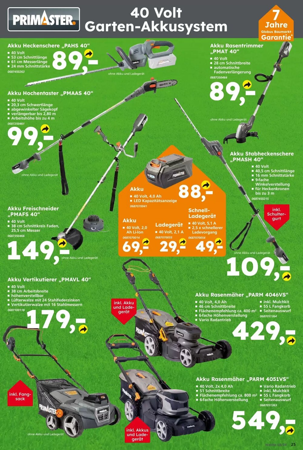 Globus Baumarkt Prospekt (ab 26.04.2026) zum Blättern - Seite 25