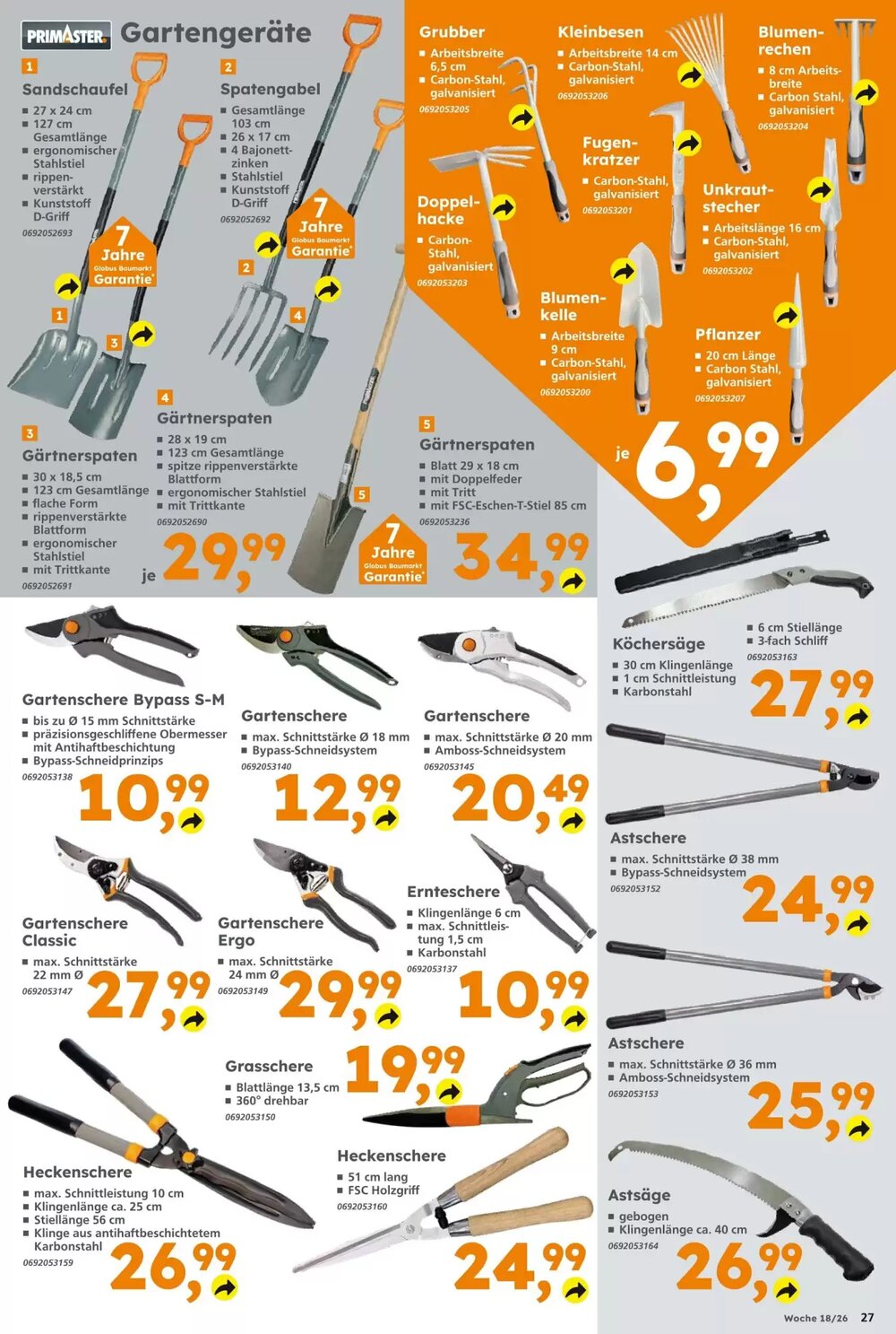 Globus Baumarkt Prospekt (ab 26.04.2026) zum Blättern - Seite 27