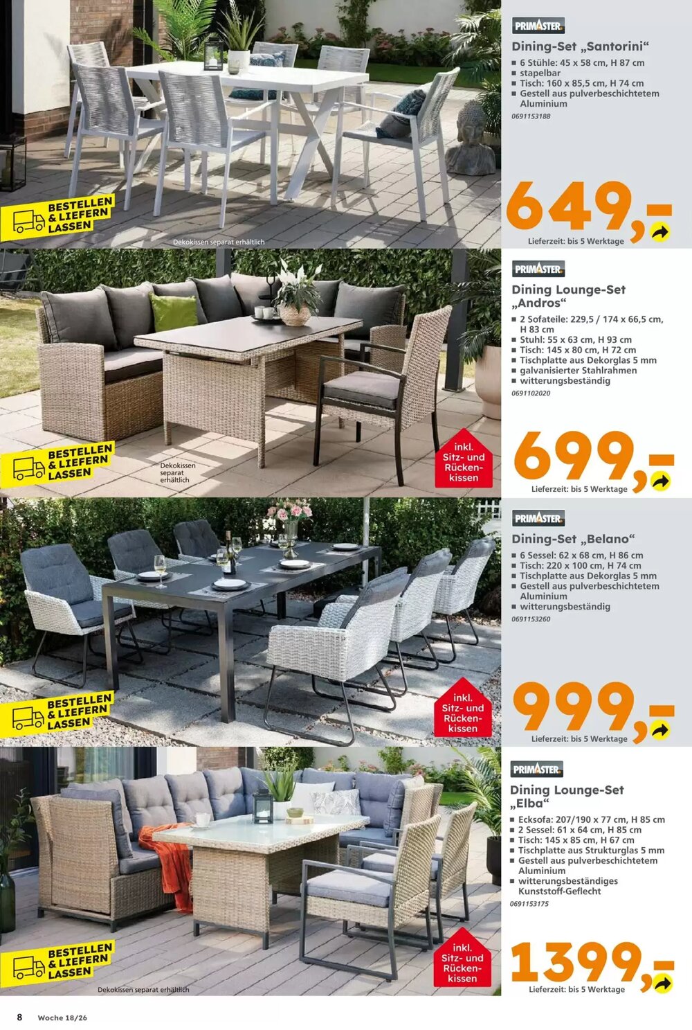 Globus Baumarkt Prospekt (ab 26.04.2026) zum Blättern - Seite 8