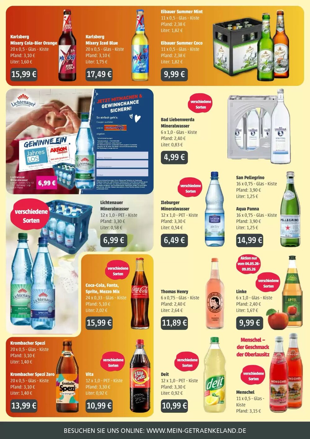 Getränkeland Prospekt (ab 26.04.2026) zum Blättern - Seite 3