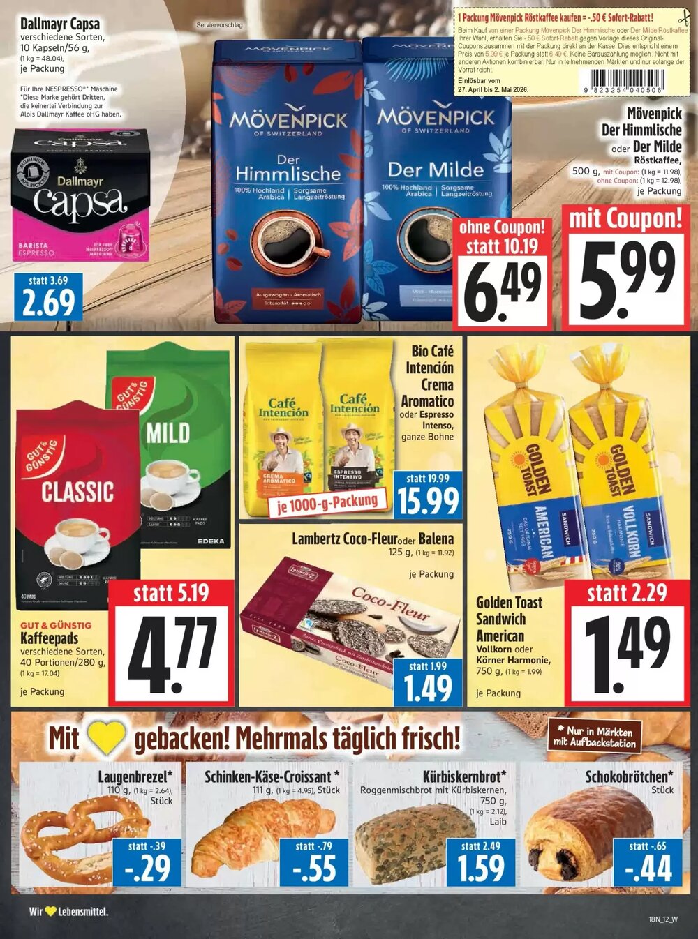 EDEKA Hahner Prospekt (ab 26.04.2026) zum Blättern - Seite 14