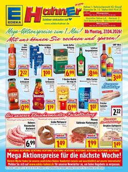 EDEKA Hahner Prospekt (ab 26.04.2026) zum Blättern