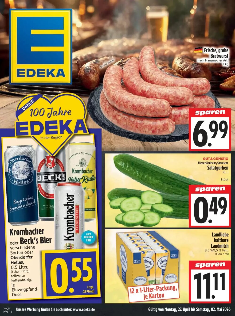 EDEKA Hahner Prospekt (ab 26.04.2026) zum Blättern - Seite 3