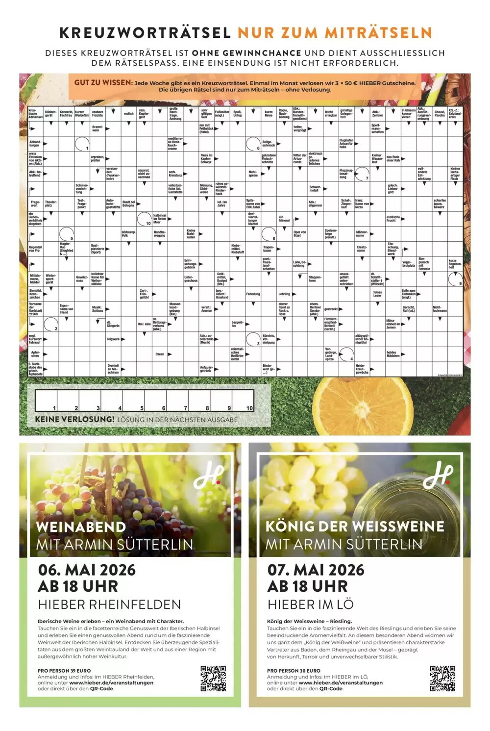 Hieber's Frische Center Prospekt (ab 26.04.2026) zum Blättern - Seite 15