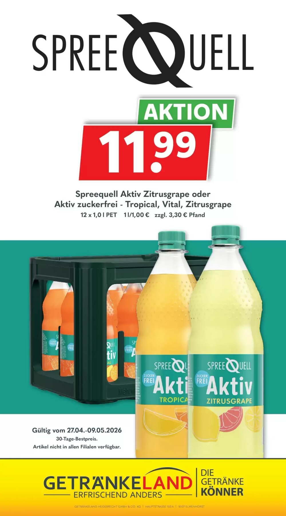 Getränkeland Prospekt (ab 26.04.2026) zum Blättern - Seite 11