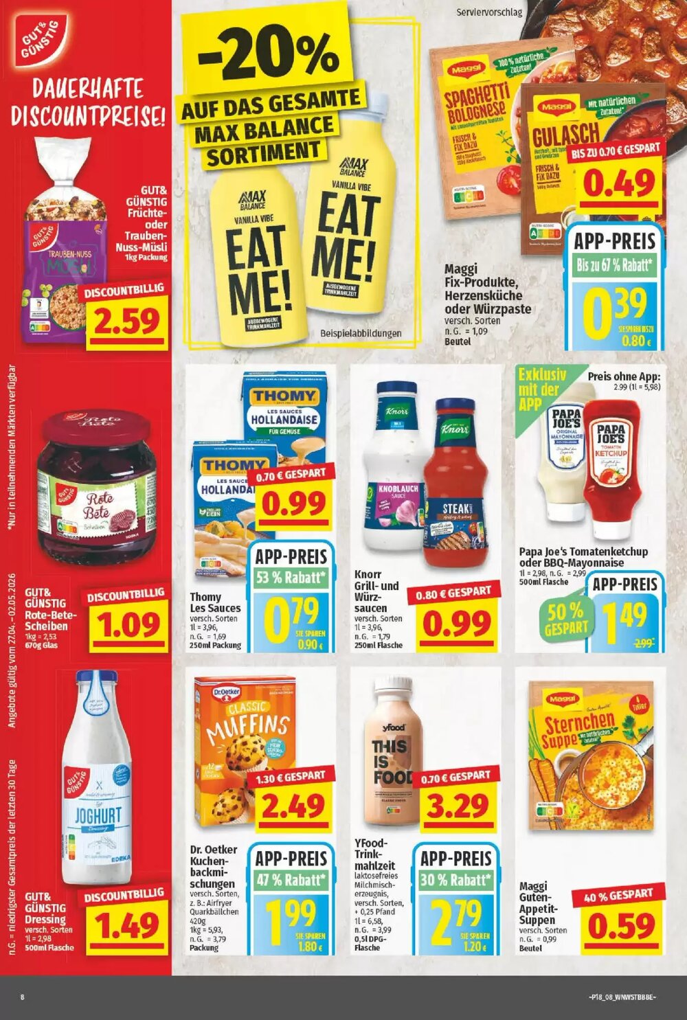 NP Discount Prospekt (ab 26.04.2026) zum Blättern - Seite 8