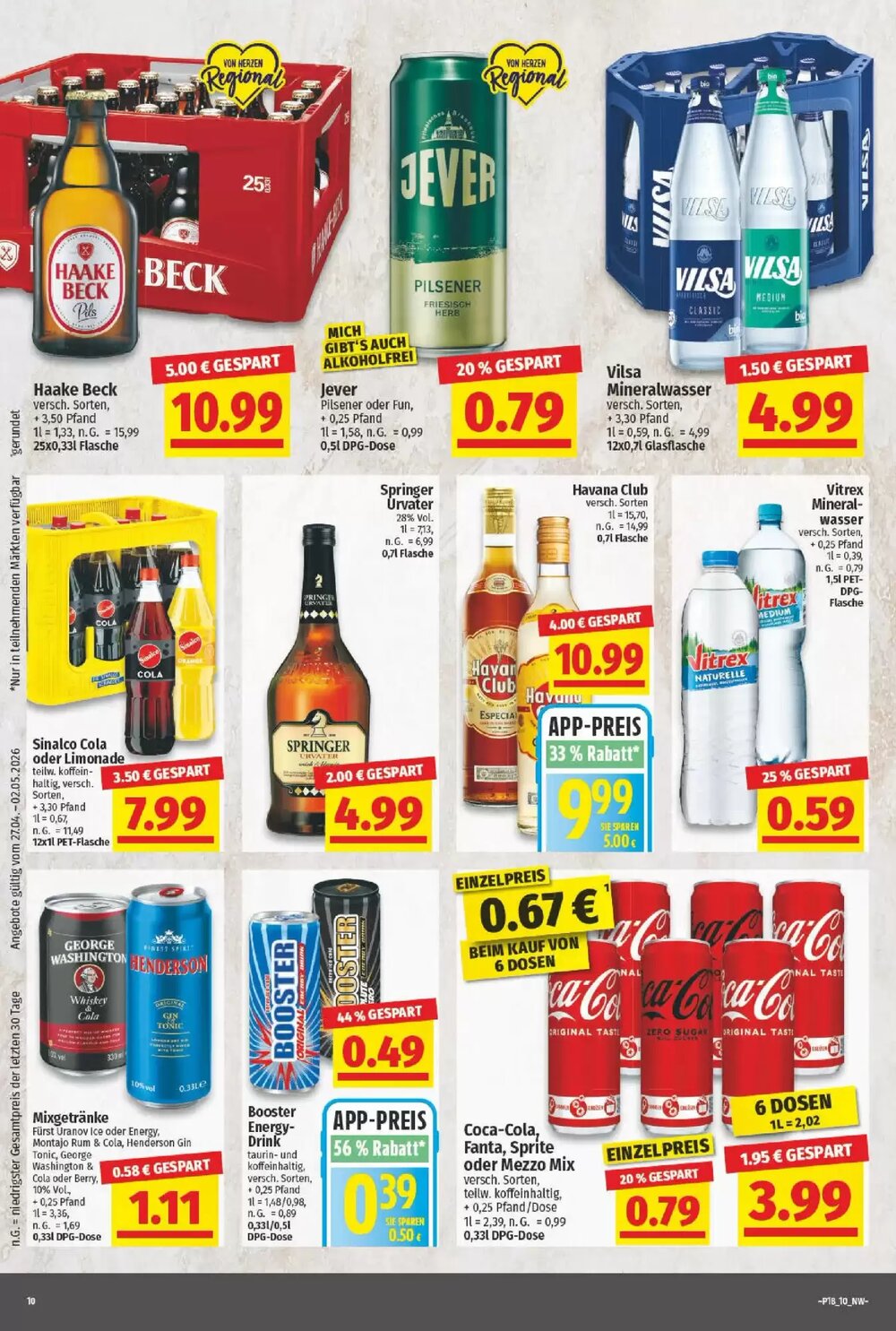 nah & gut Prospekt (ab 26.04.2026) zum Blättern - Seite 10