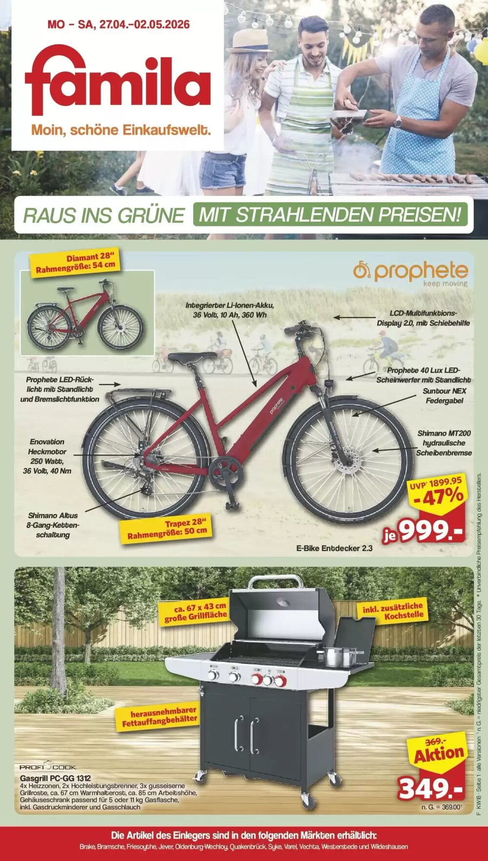 Famila Nord West Prospekt (ab 26.04.2026) zum Blättern - Seite 1