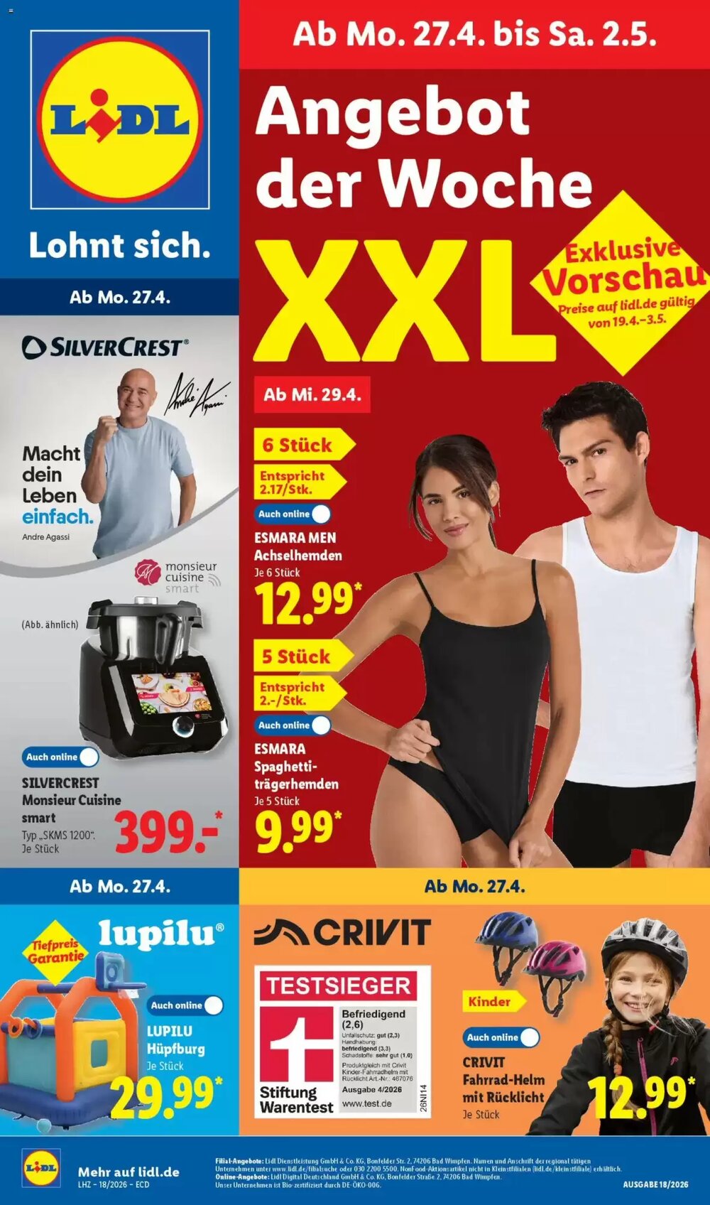 Lidl Prospekt (ab 27.04.2026) zum Blättern - Seite 1