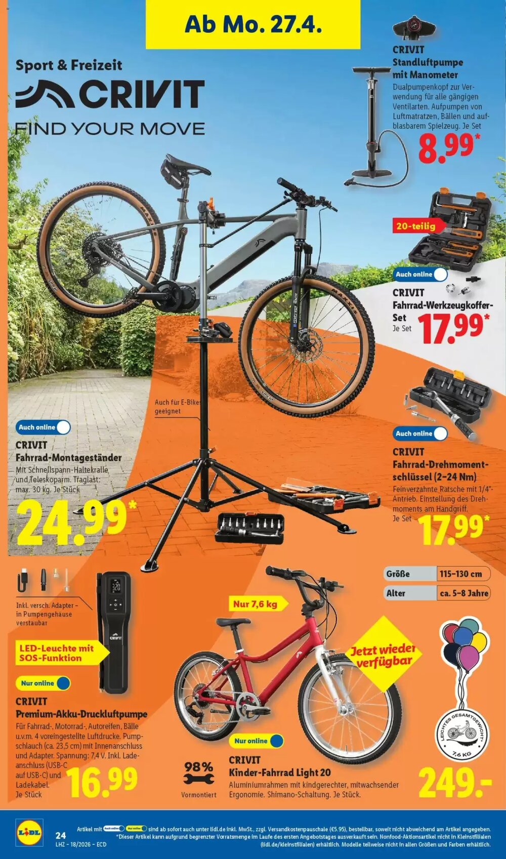 Lidl Prospekt (ab 27.04.2026) zum Blättern - Seite 18