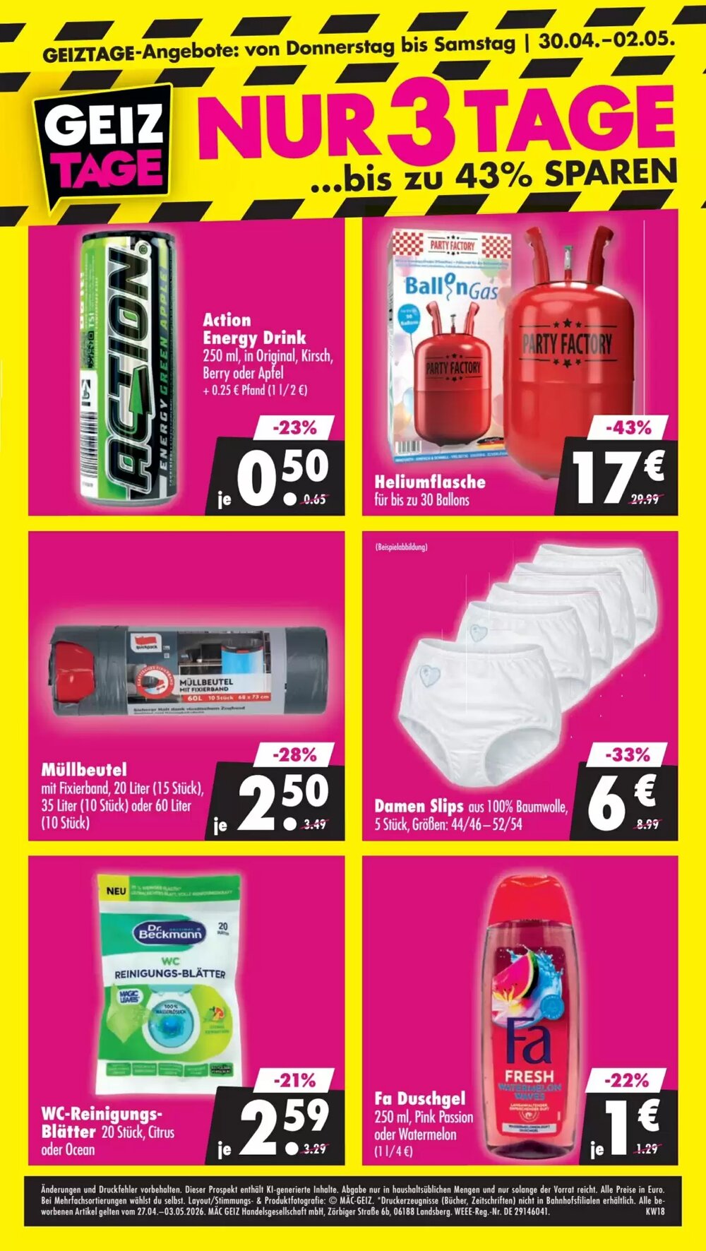 Mäc Geiz Prospekt (ab 27.04.2026) zum Blättern - Seite 8