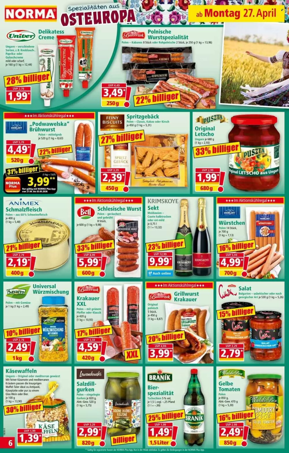 Norma Prospekt (ab 27.04.2026) zum Blättern - Seite 6