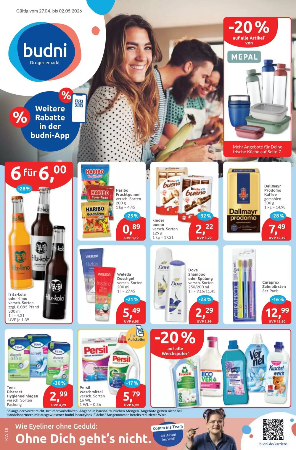 Budni Prospekt (ab 27.04.2026) zum Blättern - Seite 1