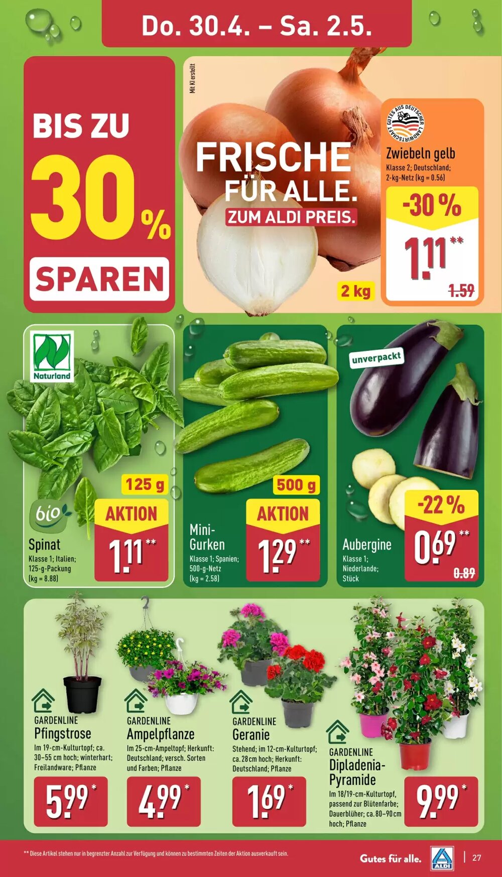 Aldi Nord Prospekt (ab 27.04.2026) zum Blättern - Seite 27