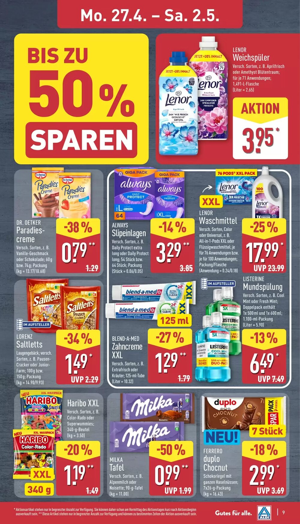 Aldi Nord Prospekt (ab 27.04.2026) zum Blättern - Seite 9
