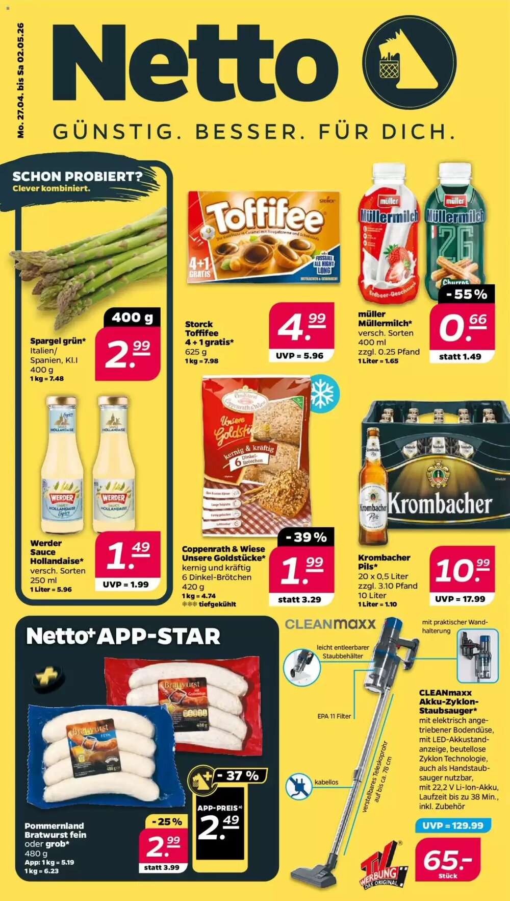 NETTO Prospekt (ab 27.04.2026) zum Blättern - Seite 1