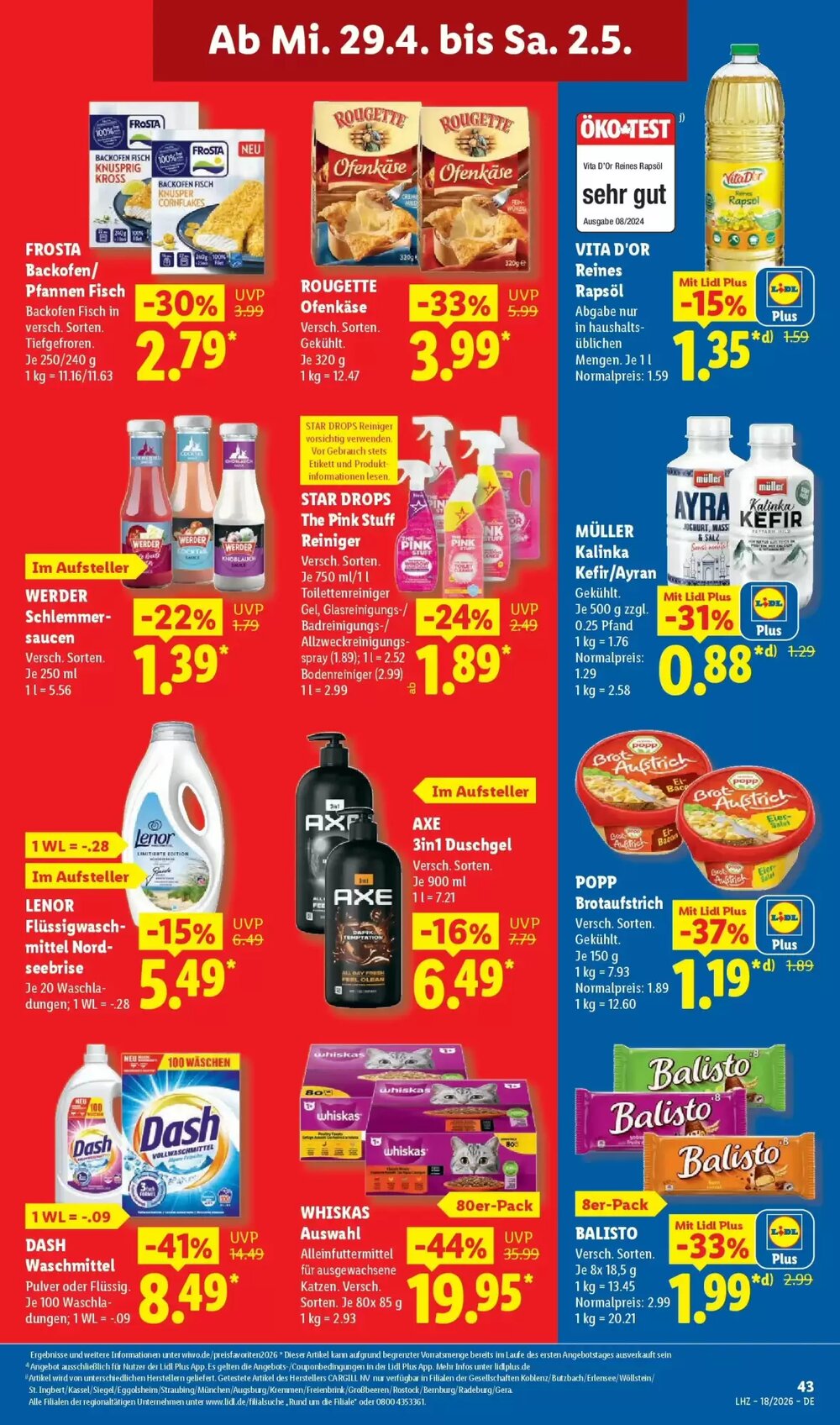 Lidl Prospekt (ab 27.04.2026) zum Blättern - Seite 63