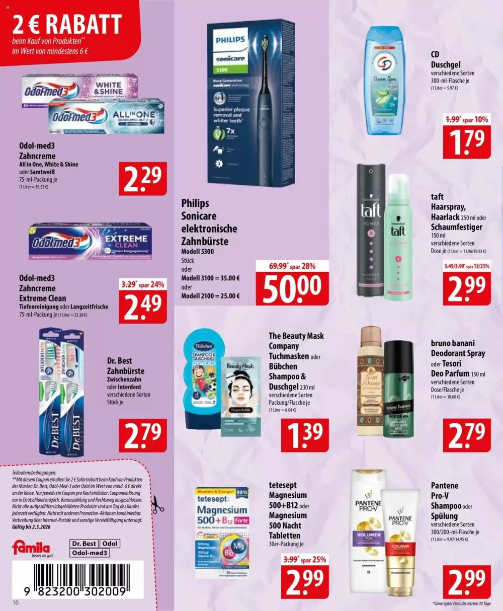 Famila Nord Ost Prospekt (ab 27.04.2026) zum Blättern - Seite 16