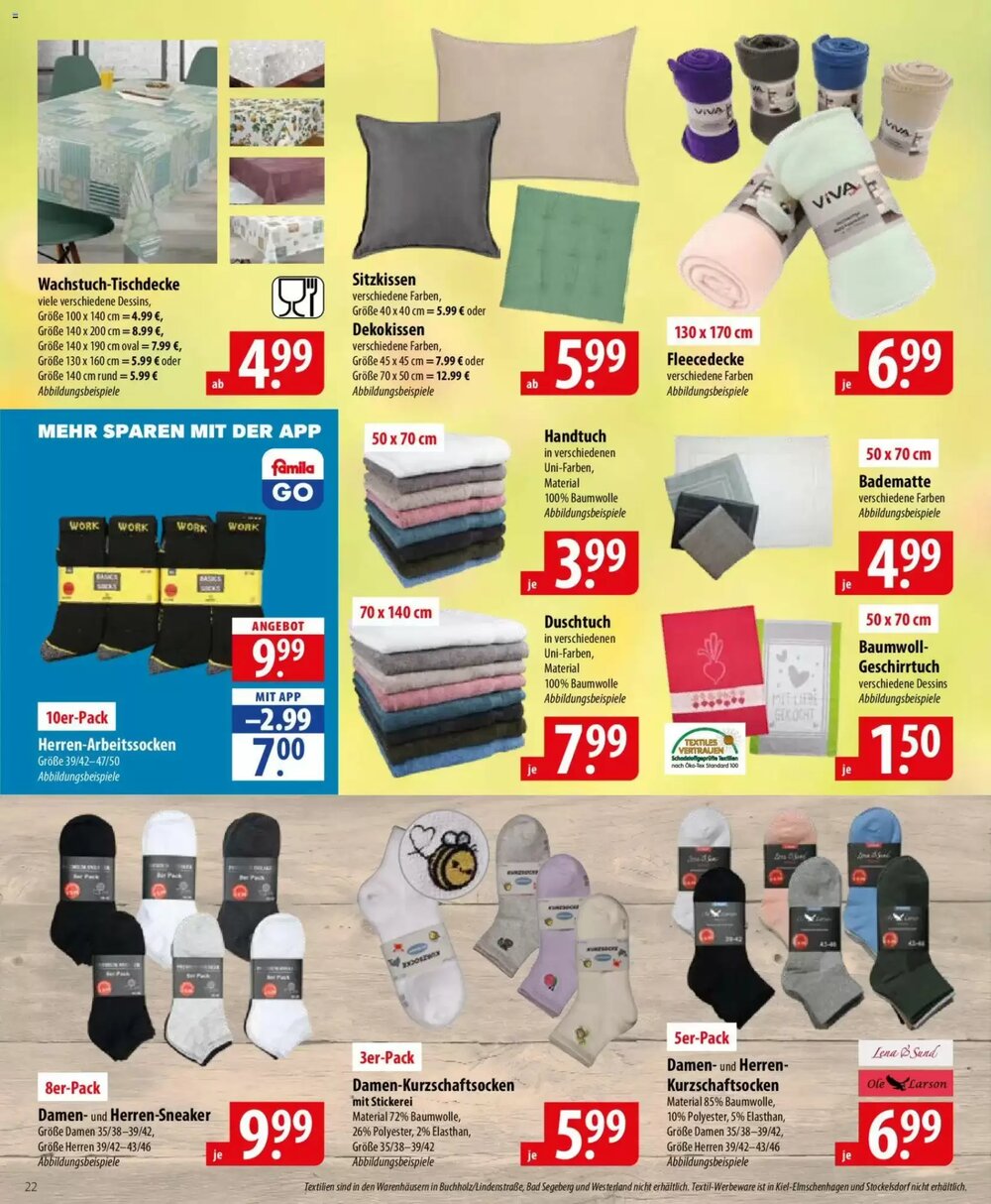 Famila Nord Ost Prospekt (ab 27.04.2026) zum Blättern - Seite 22