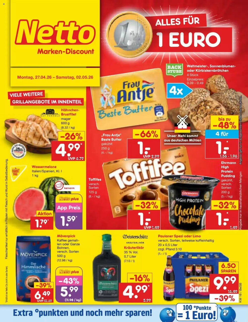 Netto Marken-Discount Prospekt (ab 27.04.2026) zum Blättern - Seite 1