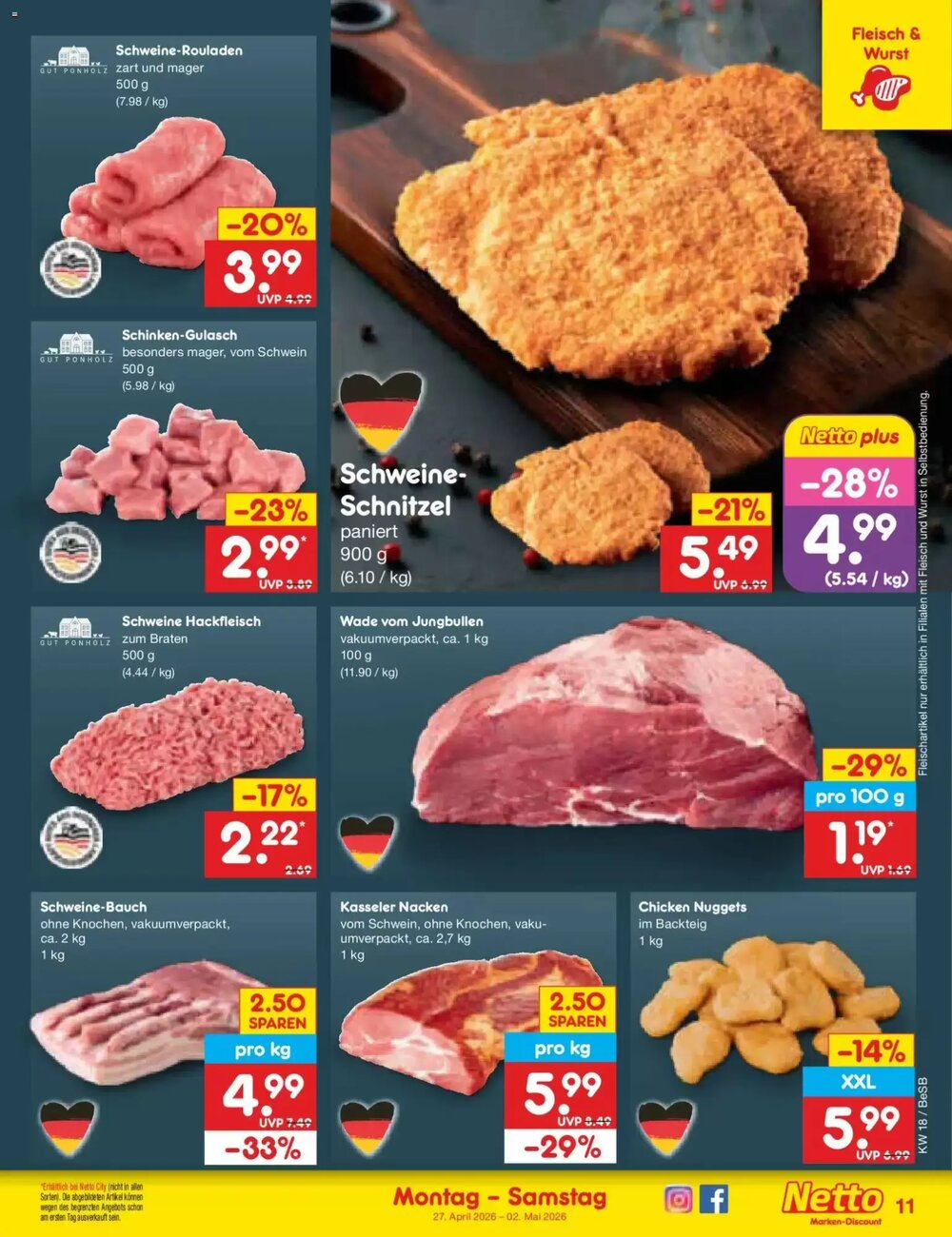 Netto Marken-Discount Prospekt (ab 27.04.2026) zum Blättern - Seite 13