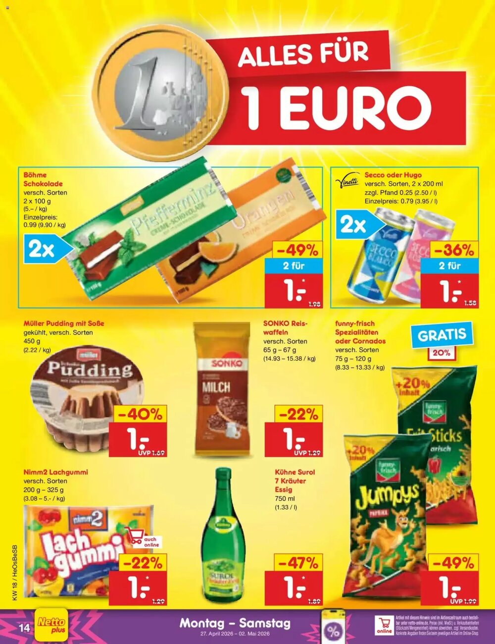 Netto Marken-Discount Prospekt (ab 27.04.2026) zum Blättern - Seite 16