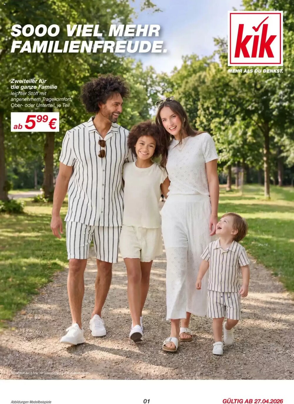 KiK Prospekt (ab 27.04.2026) zum Blättern - Seite 1