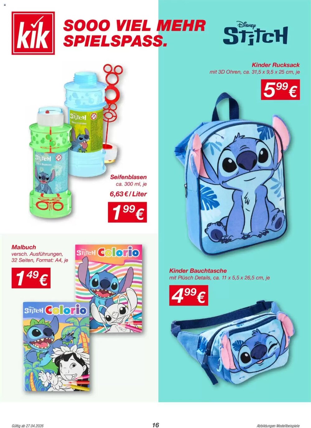 KiK Prospekt (ab 27.04.2026) zum Blättern - Seite 16