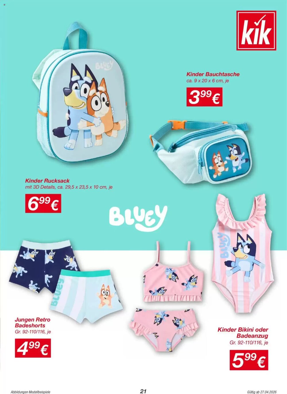 KiK Prospekt (ab 27.04.2026) zum Blättern - Seite 21