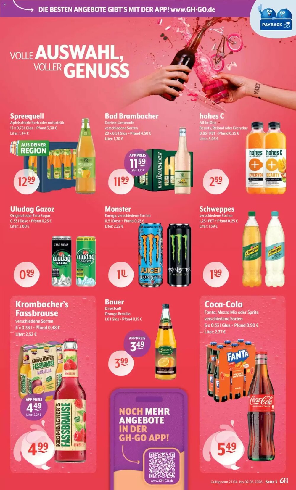 Getränke Hoffmann Prospekt (ab 27.04.2026) zum Blättern - Seite 3
