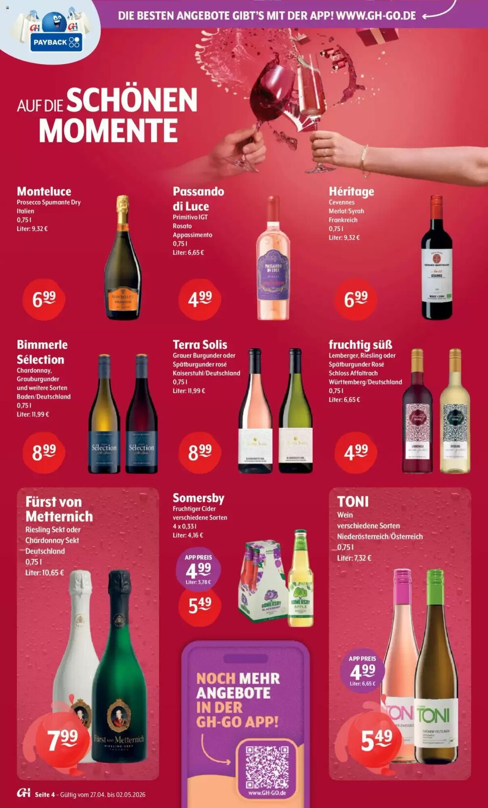 Getränke Hoffmann Prospekt (ab 27.04.2026) zum Blättern - Seite 4