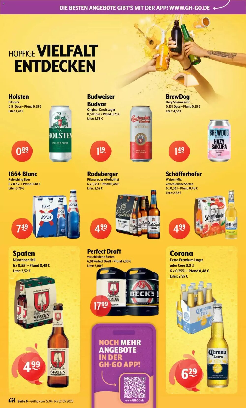 Getränke Hoffmann Prospekt (ab 27.04.2026) zum Blättern - Seite 6
