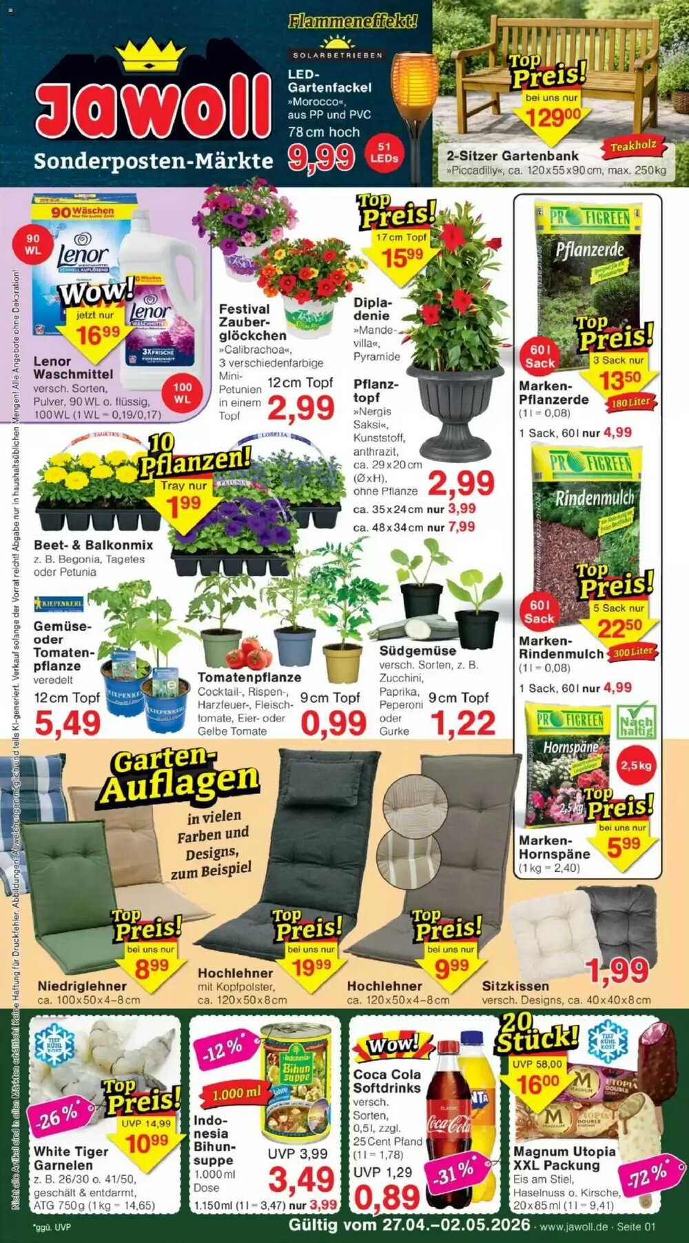 Jawoll Prospekt (ab 27.04.2026) zum Blättern - Seite 1