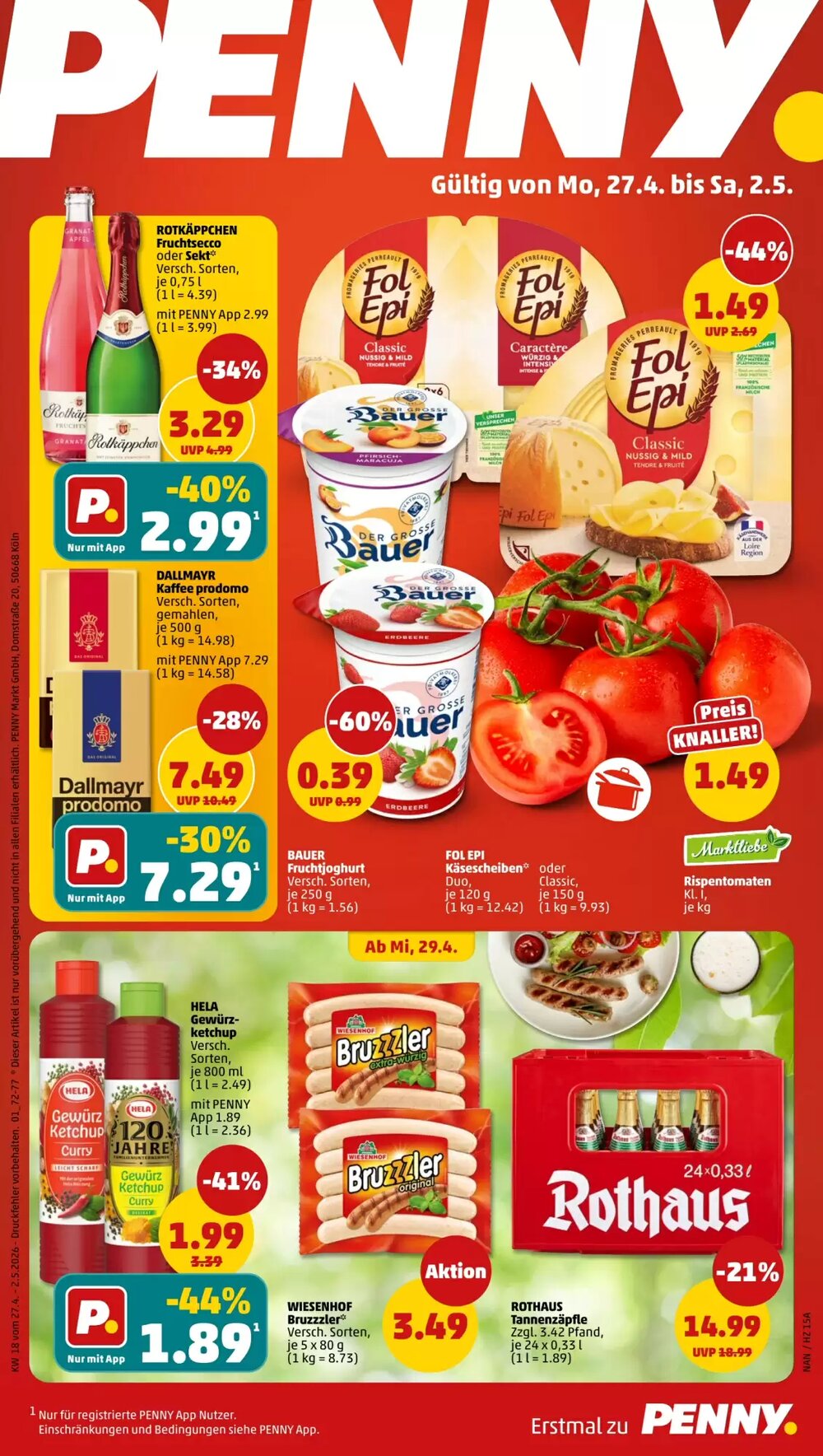 PENNY Prospekt (ab 27.04.2026) zum Blättern - Seite 1