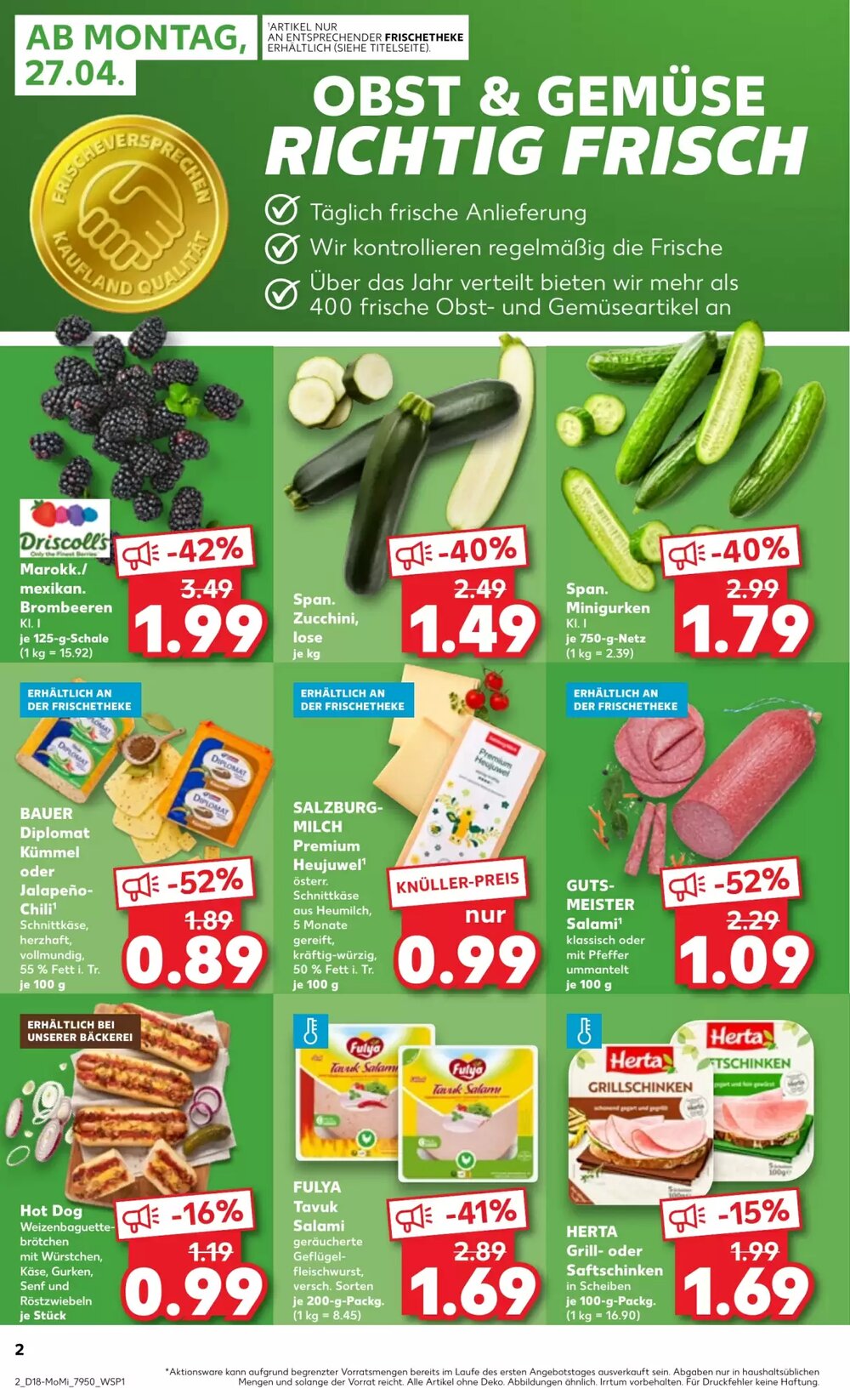 Kaufland Prospekt (ab 27.04.2026) zum Blättern - Seite 2