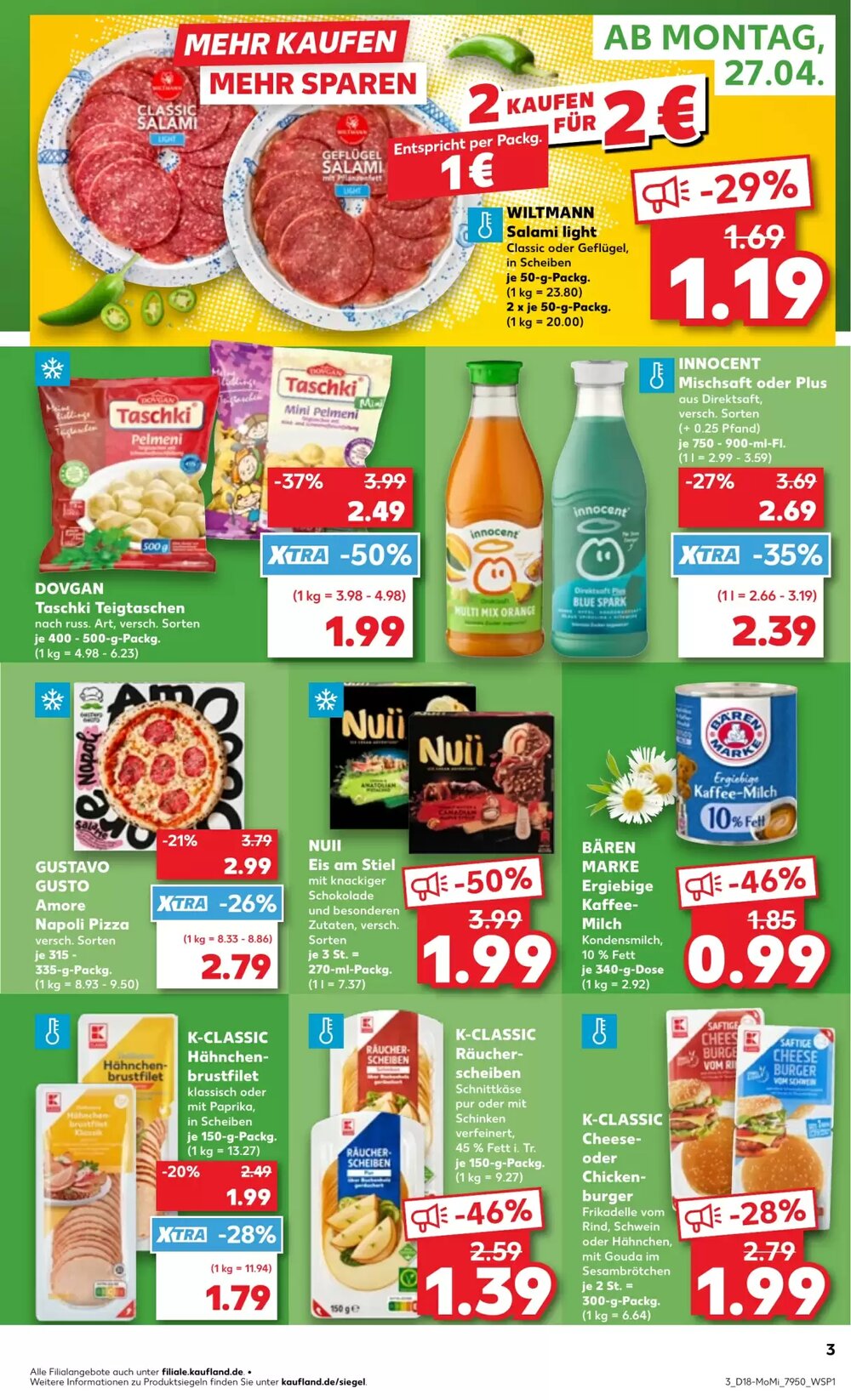 Kaufland Prospekt (ab 27.04.2026) zum Blättern - Seite 3