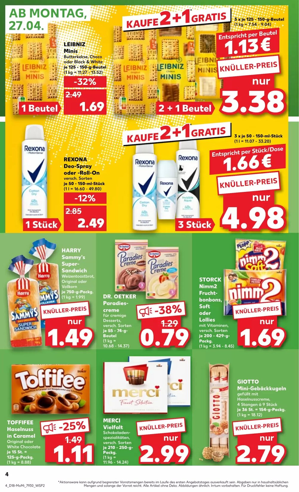 Kaufland Prospekt (ab 27.04.2026) zum Blättern - Seite 4