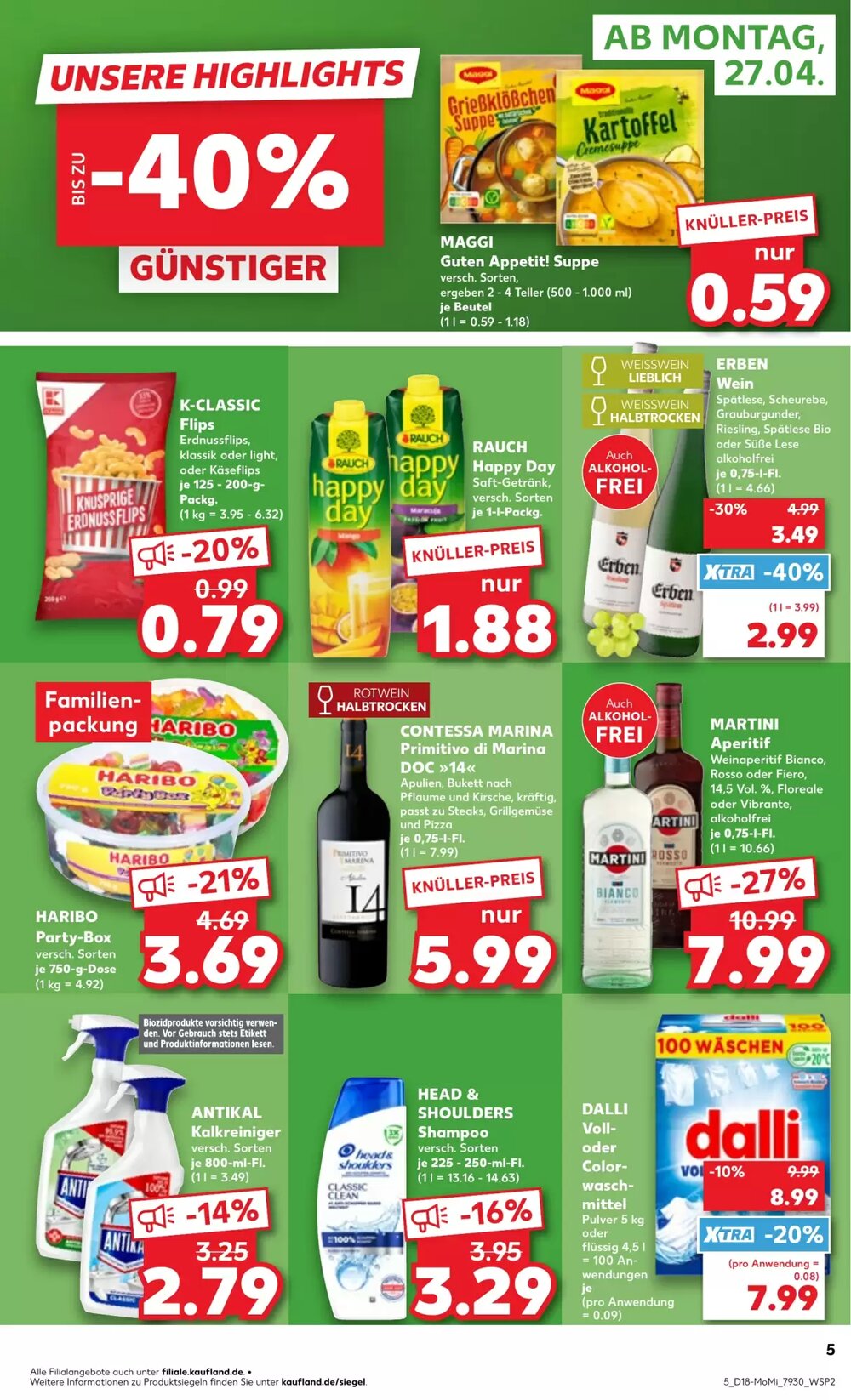 Kaufland Prospekt (ab 27.04.2026) zum Blättern - Seite 5