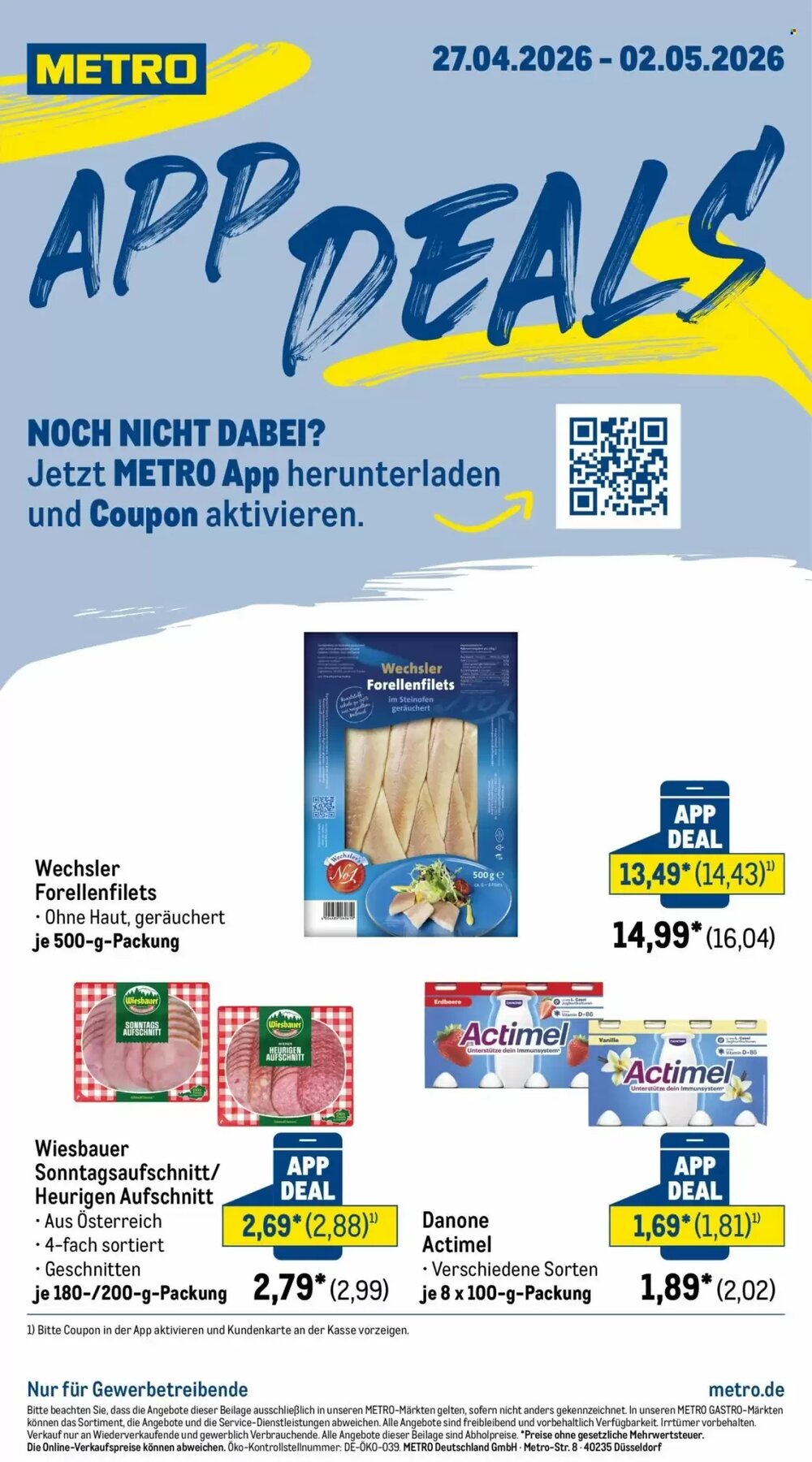 METRO Prospekt (ab 27.04.2026) zum Blättern - Seite 1