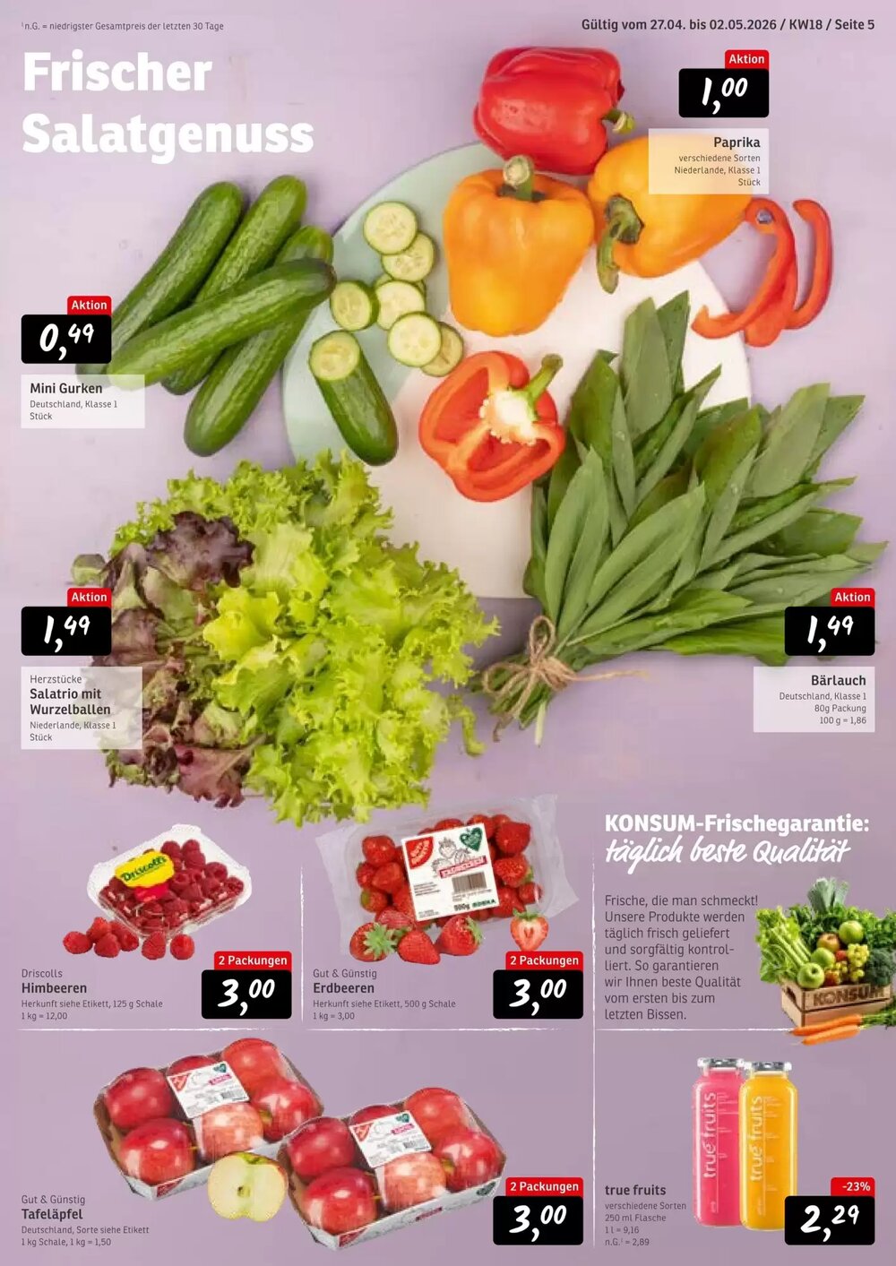KONSUM Prospekt (ab 27.04.2026) zum Blättern - Seite 5
