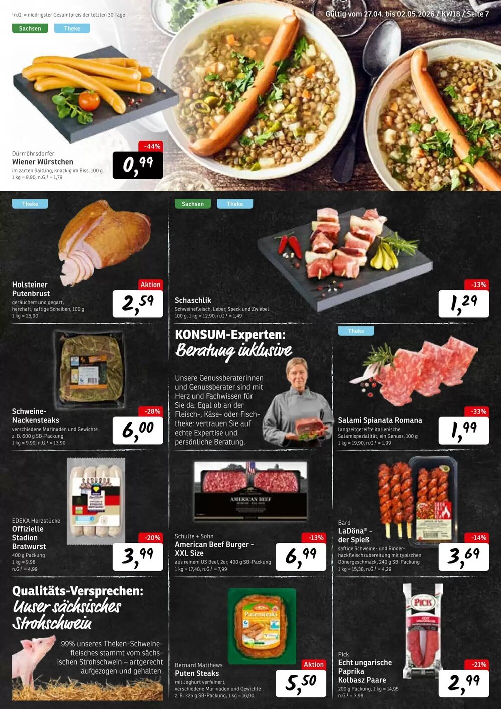 KONSUM Prospekt (ab 27.04.2026) zum Blättern - Seite 7