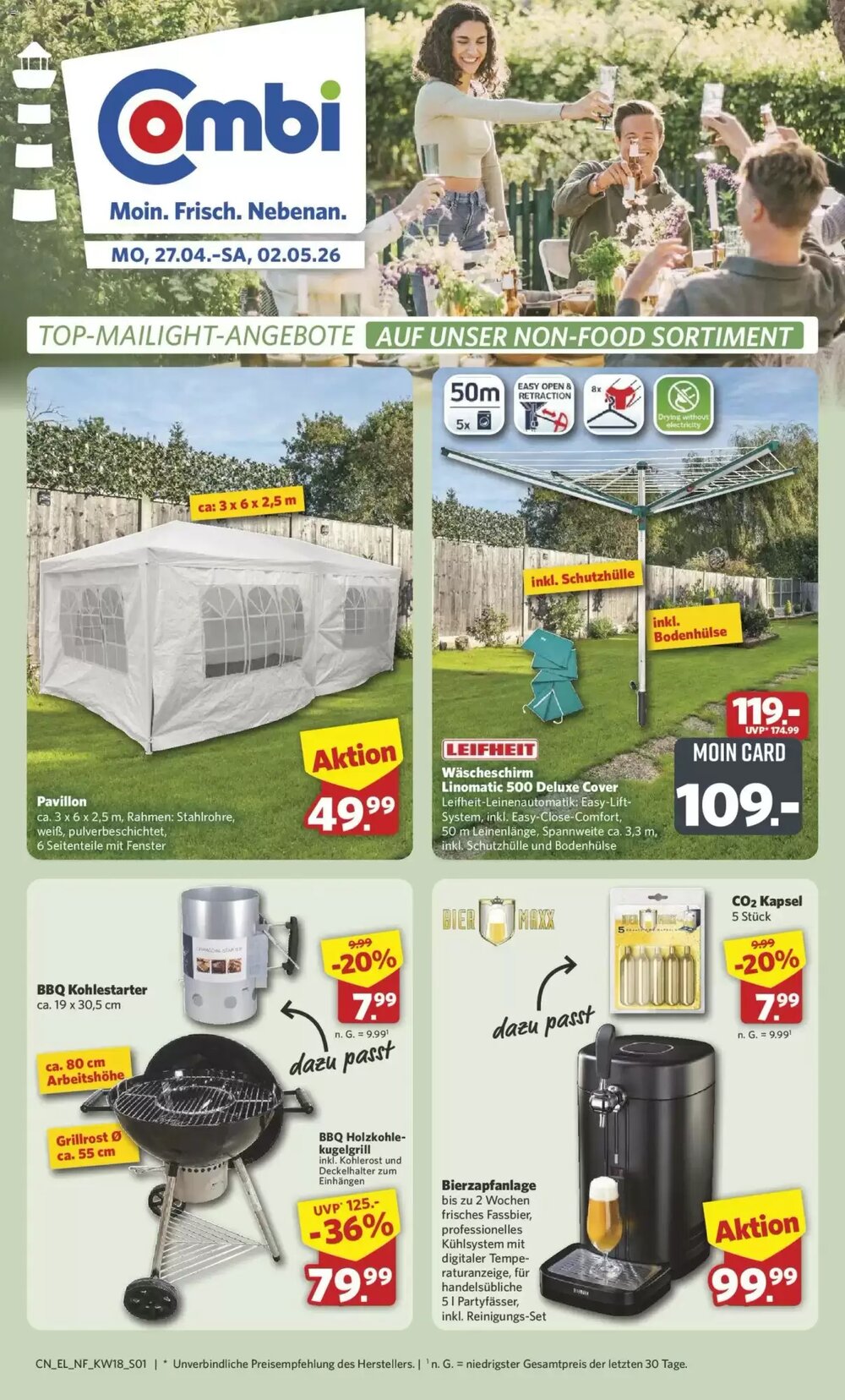 Combi Prospekt (ab 27.04.2026) zum Blättern - Seite 1