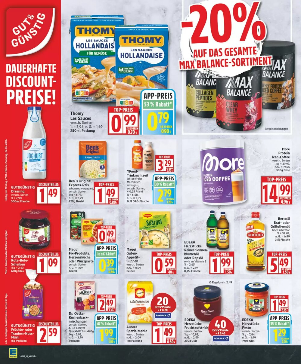 Edeka Prospekt (ab 27.04.2026) zum Blättern - Seite 10