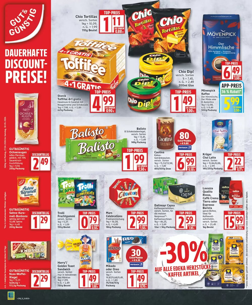 Edeka Prospekt (ab 27.04.2026) zum Blättern - Seite 12