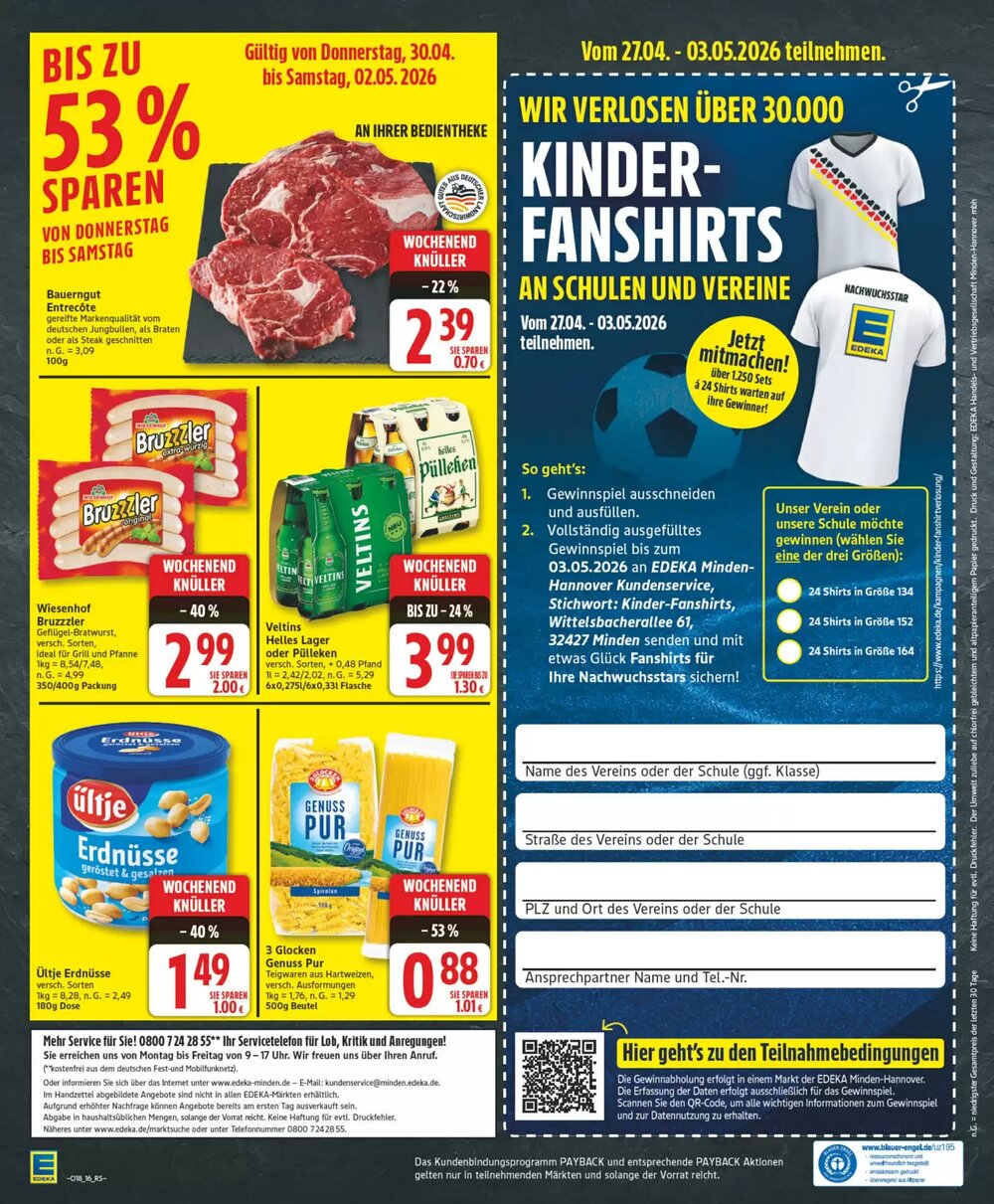 Edeka Prospekt (ab 27.04.2026) zum Blättern - Seite 16
