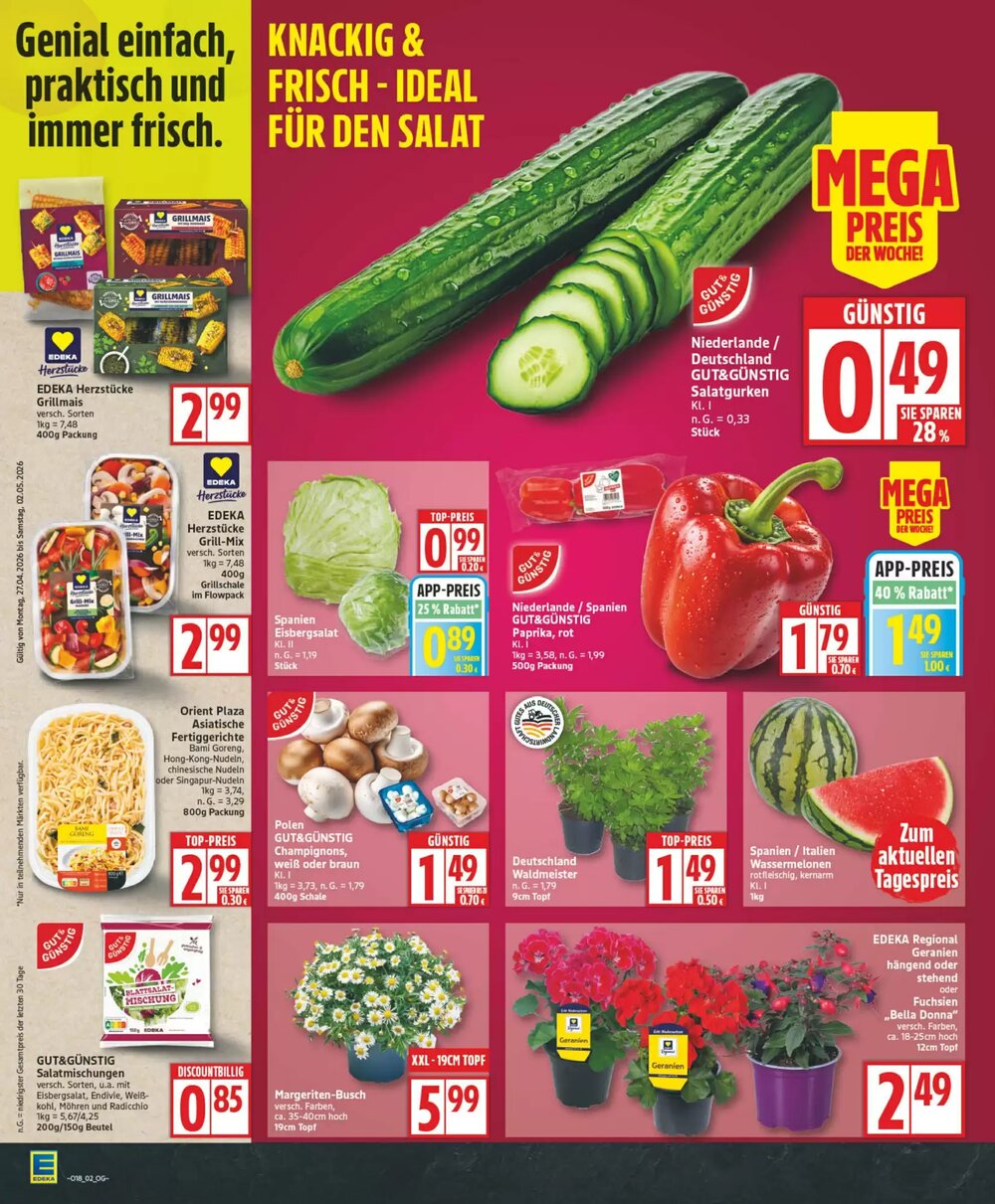 Edeka Prospekt (ab 27.04.2026) zum Blättern - Seite 2