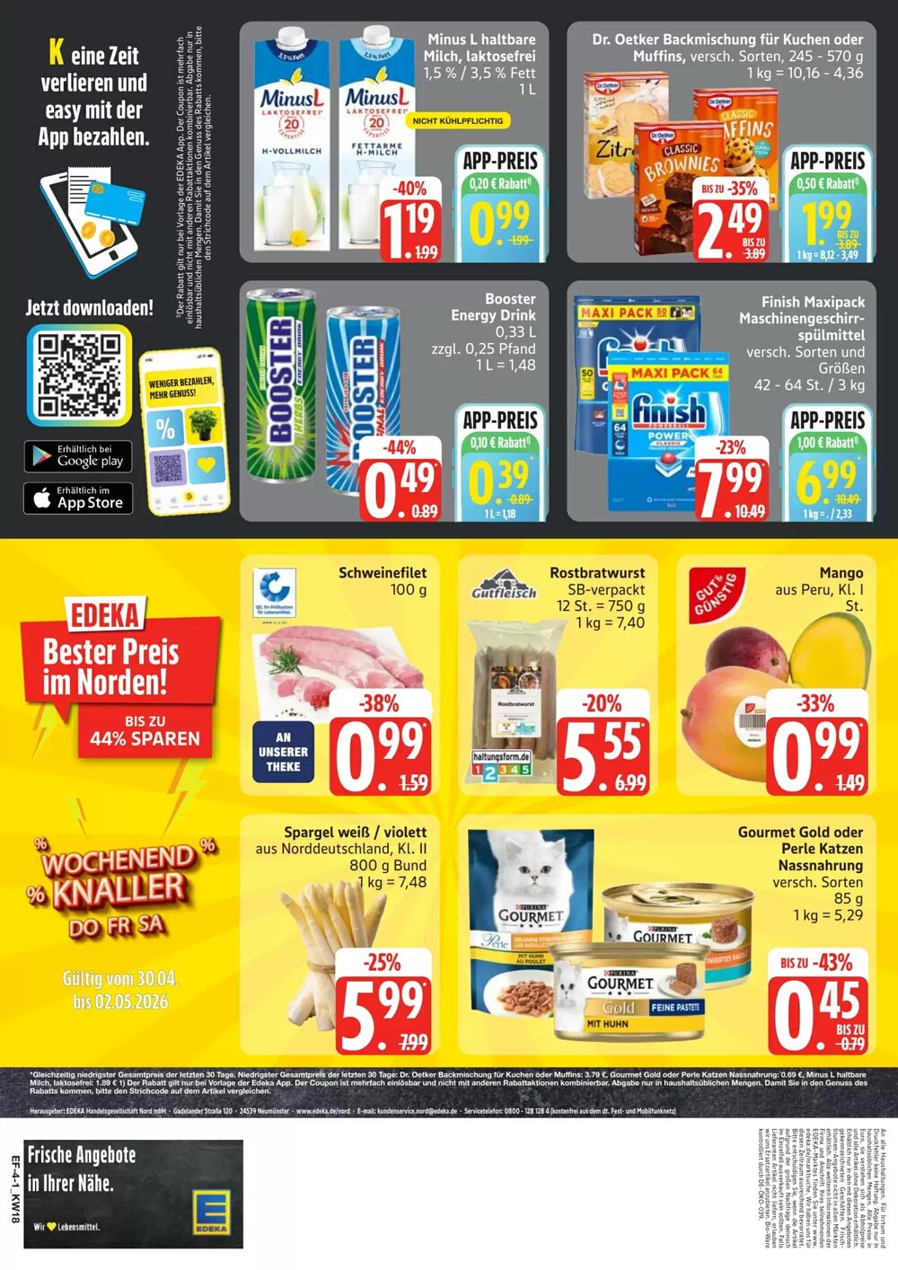Edeka Frischemarkt Prospekt (ab 27.04.2026) zum Blättern - Seite 4