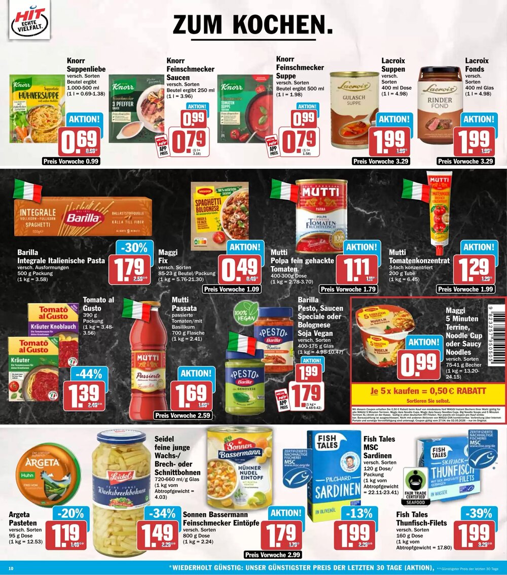 Hit Prospekt (ab 27.04.2026) zum Blättern - Seite 10